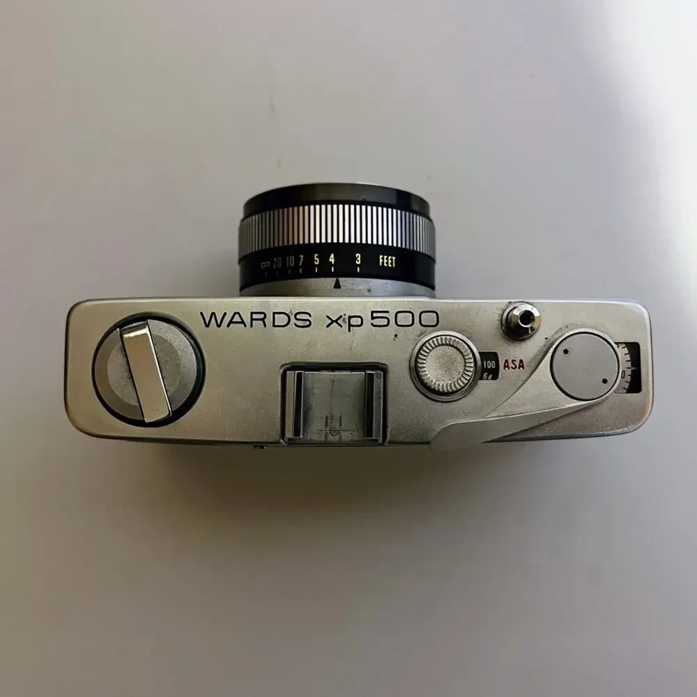 Retro Wards XP500 Camera Steampunk Cosplay Prop‎ Original Leather Case Untested